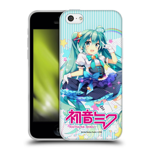 Hatsune Miku Graphics Stars And Rainbow Soft Gel Case for Apple iPhone 5c