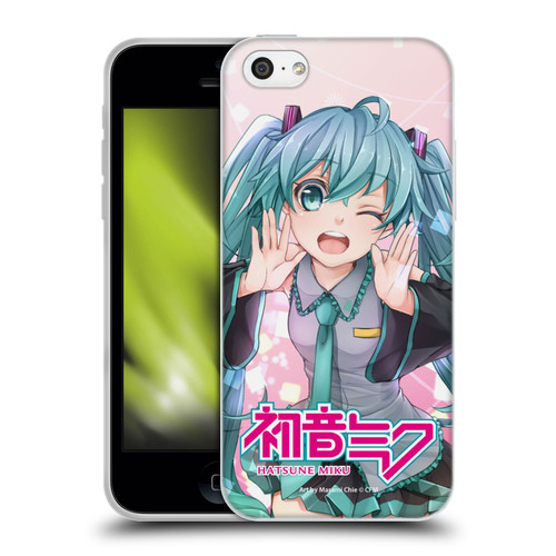 Hatsune Miku Graphics Wink Soft Gel Case for Apple iPhone 5c