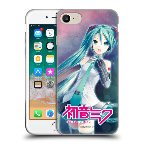 Hatsune Miku Graphics Nebula Soft Gel Case for Apple iPhone 7 / 8 / SE 2020 & 2022 & MagSafe
