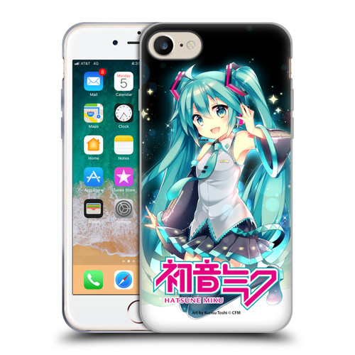Hatsune Miku Graphics Night Sky Soft Gel Case for Apple iPhone 7 / 8 / SE 2020 & 2022