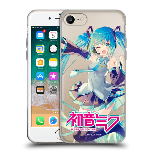 Hatsune Miku Graphics Sing Soft Gel Case for Apple iPhone 7 / 8 / SE 2020 & 2022 & MagSafe