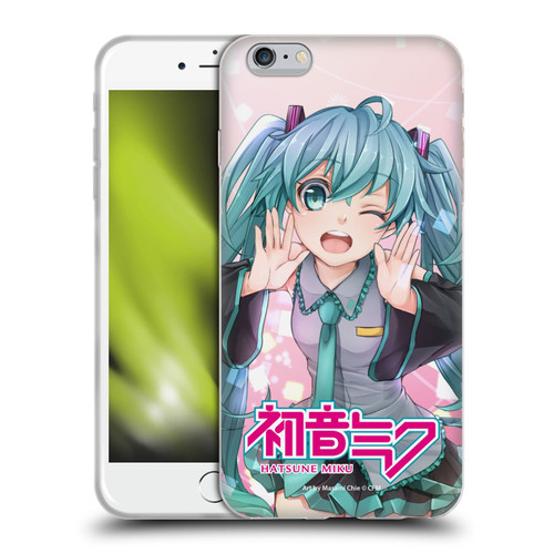 Hatsune Miku Graphics Wink Soft Gel Case for Apple iPhone 6 Plus / iPhone 6s Plus