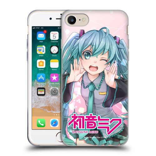 Hatsune Miku Graphics Wink Soft Gel Case for Apple iPhone 7 / 8 / SE 2020 & 2022