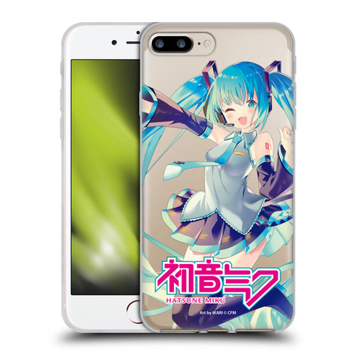 Hatsune Miku Graphics Sing Soft Gel Case for Apple iPhone 7 Plus / iPhone 8 Plus