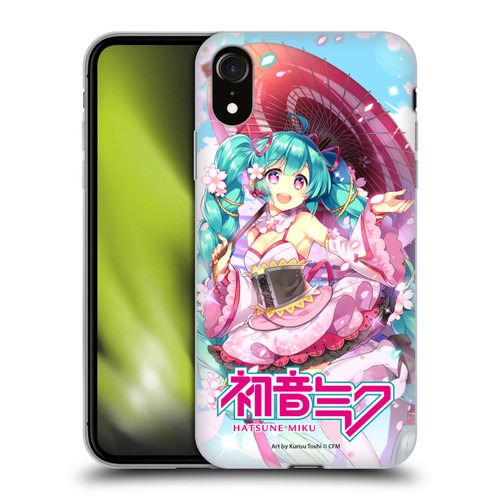 Hatsune Miku Graphics Sakura Soft Gel Case for Apple iPhone XR