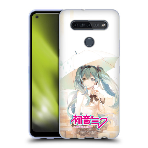 Hatsune Miku Graphics Rain Soft Gel Case for LG K51S