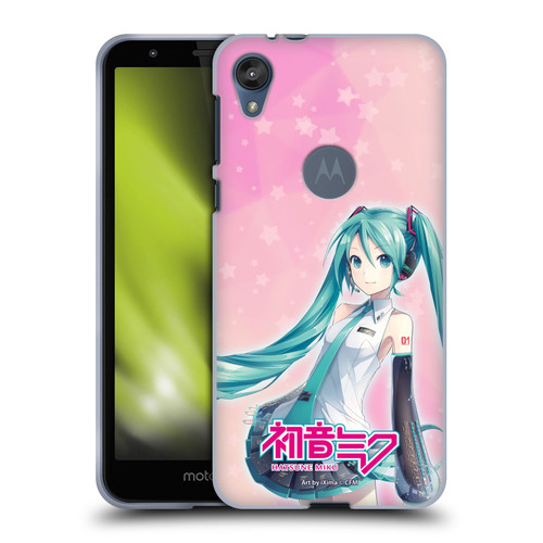 Hatsune Miku Graphics Star Soft Gel Case for Motorola Moto E6