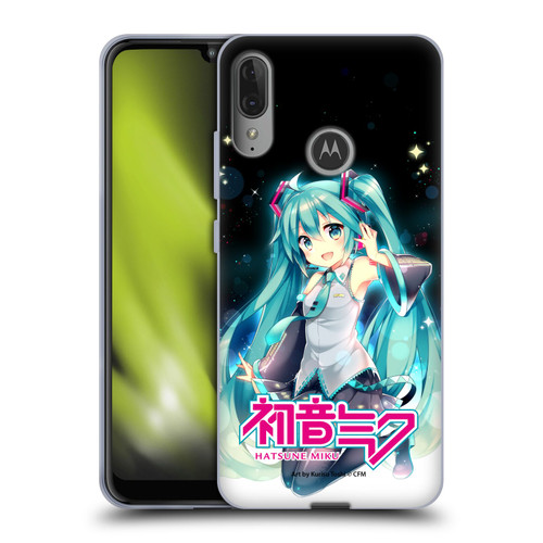 Hatsune Miku Graphics Night Sky Soft Gel Case for Motorola Moto E6 Plus