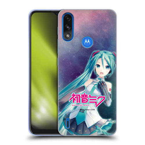 Hatsune Miku Graphics Nebula Soft Gel Case for Motorola Moto E7 Power / Moto E7i Power