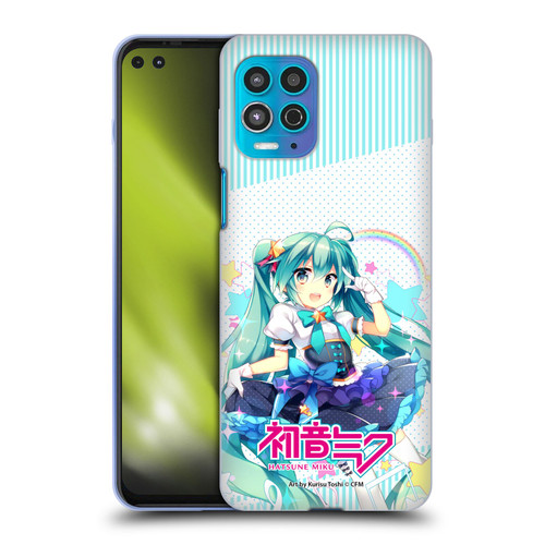 Hatsune Miku Graphics Stars And Rainbow Soft Gel Case for Motorola Moto G100