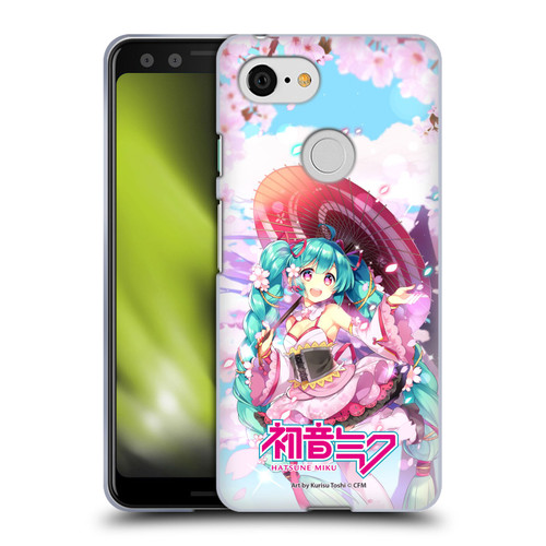 Hatsune Miku Graphics Sakura Soft Gel Case for Google Pixel 3