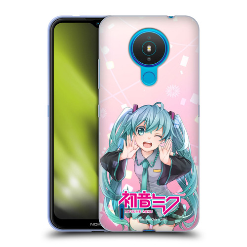 Hatsune Miku Graphics Wink Soft Gel Case for Nokia 1.4