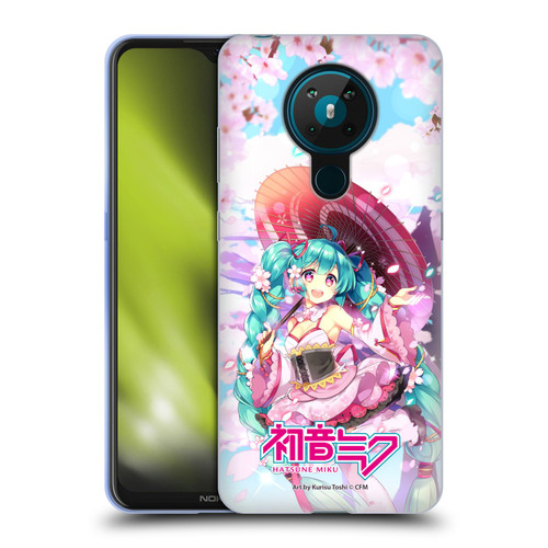 Hatsune Miku Graphics Sakura Soft Gel Case for Nokia 5.3