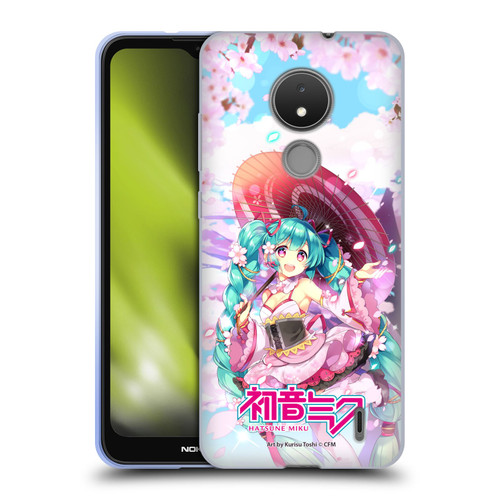 Hatsune Miku Graphics Sakura Soft Gel Case for Nokia C21