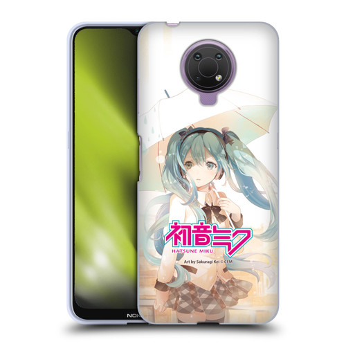 Hatsune Miku Graphics Rain Soft Gel Case for Nokia G10