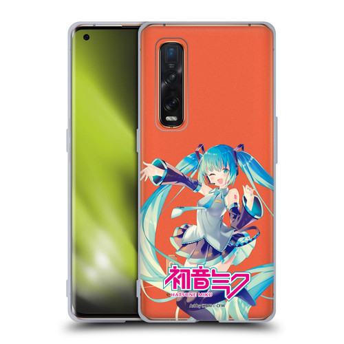 Hatsune Miku Graphics Sing Soft Gel Case for OPPO Find X2 Pro 5G