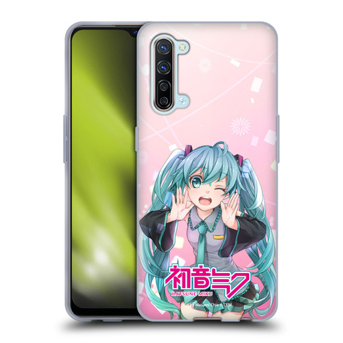 Hatsune Miku Graphics Wink Soft Gel Case for OPPO Find X2 Lite 5G