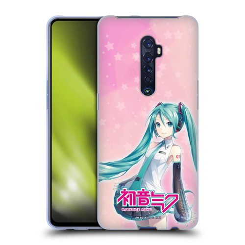 Hatsune Miku Graphics Star Soft Gel Case for OPPO Reno 2