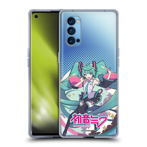 Hatsune Miku Graphics Pastels Soft Gel Case for OPPO Reno 4 Pro 5G