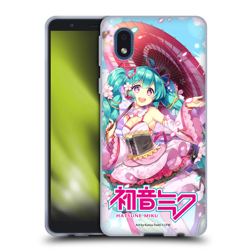 Hatsune Miku Graphics Sakura Soft Gel Case for Samsung Galaxy A01 Core (2020)