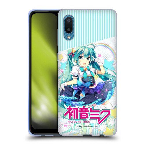Hatsune Miku Graphics Stars And Rainbow Soft Gel Case for Samsung Galaxy A02/M02 (2021)