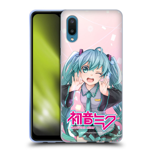 Hatsune Miku Graphics Wink Soft Gel Case for Samsung Galaxy A02/M02 (2021)