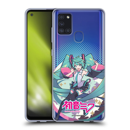 Hatsune Miku Graphics Pastels Soft Gel Case for Samsung Galaxy A21s (2020)