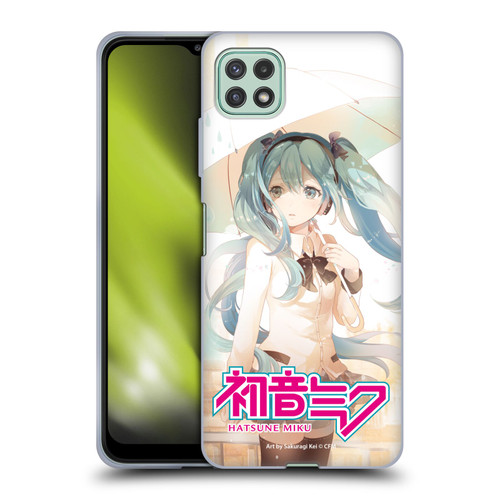 Hatsune Miku Graphics Rain Soft Gel Case for Samsung Galaxy A22 5G / F42 5G (2021)