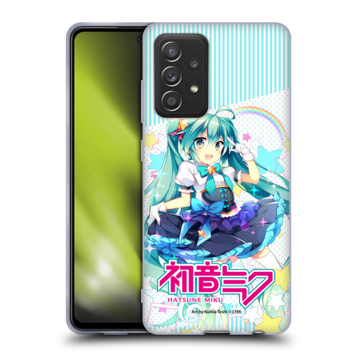 Hatsune Miku Graphics Stars And Rainbow Soft Gel Case for Samsung Galaxy A52 / A52s / 5G (2021)