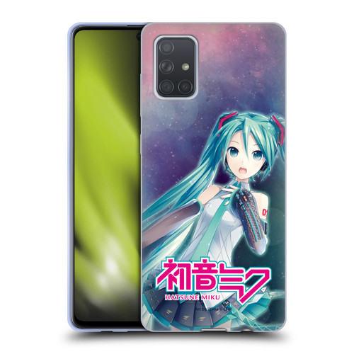 Hatsune Miku Graphics Nebula Soft Gel Case for Samsung Galaxy A71 (2019)