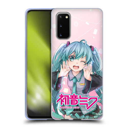 Hatsune Miku Graphics Wink Soft Gel Case for Samsung Galaxy S20 / S20 5G