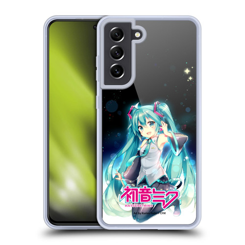 Hatsune Miku Graphics Night Sky Soft Gel Case for Samsung Galaxy S21 FE 5G & MagSafe