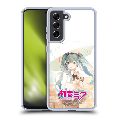Hatsune Miku Graphics Rain Soft Gel Case for Samsung Galaxy S21 FE 5G