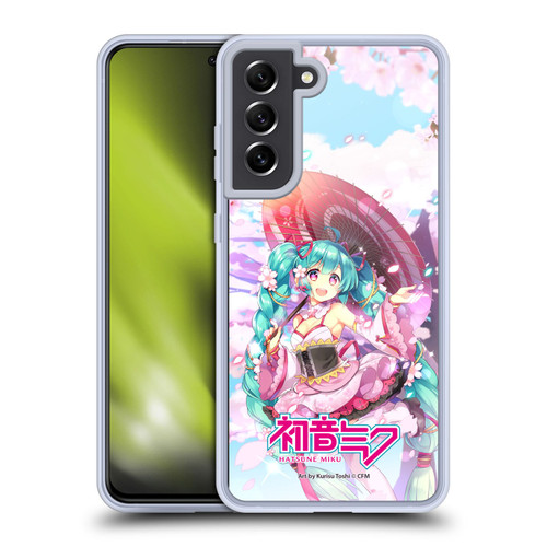 Hatsune Miku Graphics Sakura Soft Gel Case for Samsung Galaxy S21 FE 5G