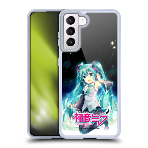 Hatsune Miku Graphics Night Sky Soft Gel Case for Samsung Galaxy S21 5G