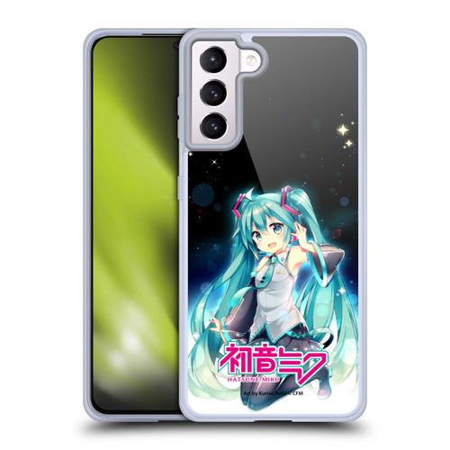 Hatsune Miku Graphics Night Sky Soft Gel Case for Samsung Galaxy S21+ 5G & MagSafe