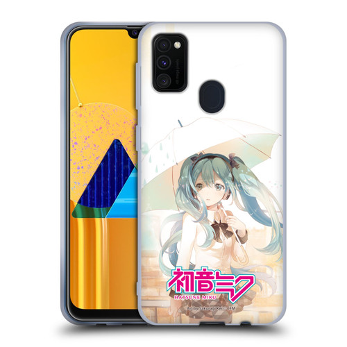 Hatsune Miku Graphics Rain Soft Gel Case for Samsung Galaxy M30s (2019)/M21 (2020)