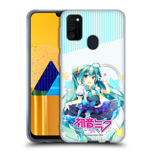 Hatsune Miku Graphics Stars And Rainbow Soft Gel Case for Samsung Galaxy M30s (2019)/M21 (2020)
