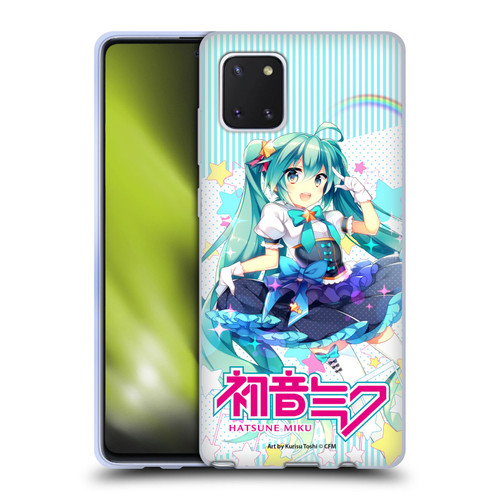 Hatsune Miku Graphics Stars And Rainbow Soft Gel Case for Samsung Galaxy Note10 Lite
