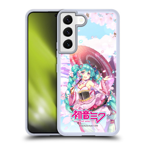 Hatsune Miku Graphics Sakura Soft Gel Case for Samsung Galaxy S22 5G & MagSafe