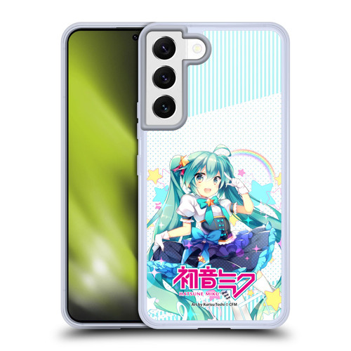 Hatsune Miku Graphics Stars And Rainbow Soft Gel Case for Samsung Galaxy S22 5G & MagSafe