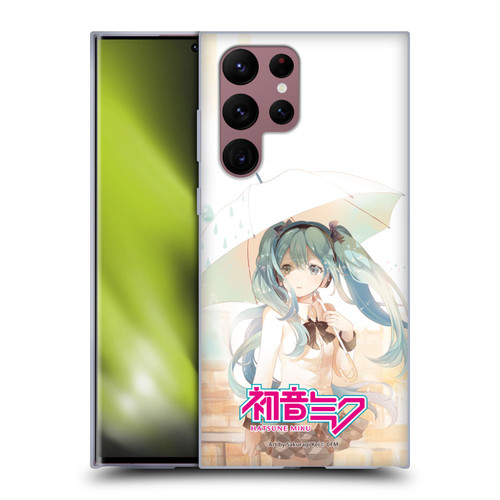 Hatsune Miku Graphics Rain Soft Gel Case for Samsung Galaxy S22 Ultra 5G