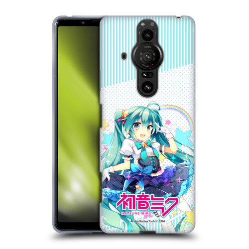 Hatsune Miku Graphics Stars And Rainbow Soft Gel Case for Sony Xperia Pro-I