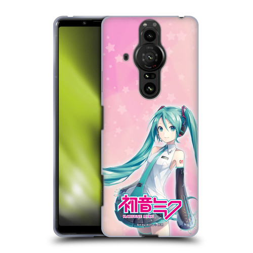 Hatsune Miku Graphics Star Soft Gel Case for Sony Xperia Pro-I