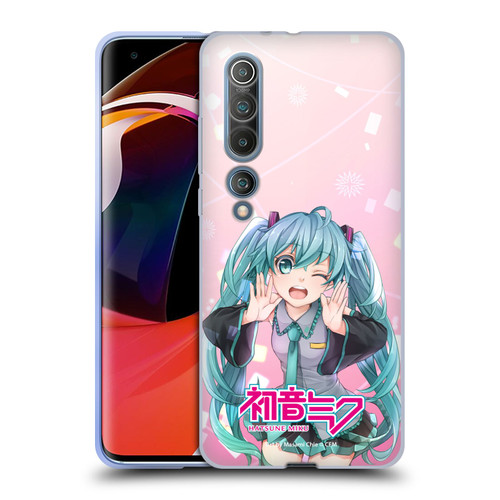 Hatsune Miku Graphics Wink Soft Gel Case for Xiaomi Mi 10 5G / Mi 10 Pro 5G