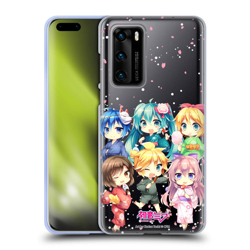 Hatsune Miku Virtual Singers Characters Soft Gel Case for Huawei P40 5G