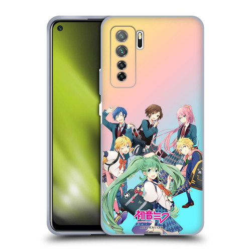 Hatsune Miku Virtual Singers High School Soft Gel Case for Huawei Nova 7 SE/P40 Lite 5G