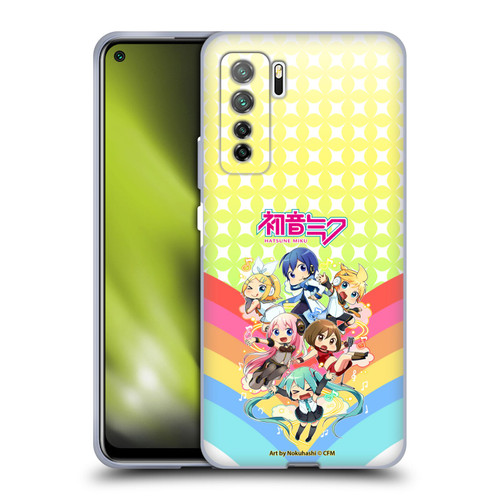 Hatsune Miku Virtual Singers Rainbow Soft Gel Case for Huawei Nova 7 SE/P40 Lite 5G