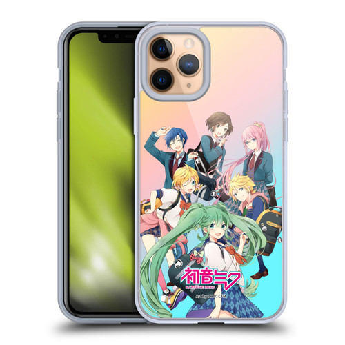 Hatsune Miku Virtual Singers High School Soft Gel Case for Apple iPhone 11 Pro