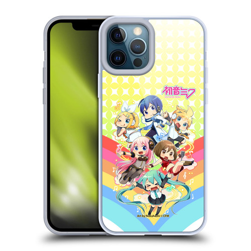 Hatsune Miku Virtual Singers Rainbow Soft Gel Case for Apple iPhone 12 Pro Max